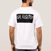 光学混乱の黒のレクイエム Tシャツ (裏面)