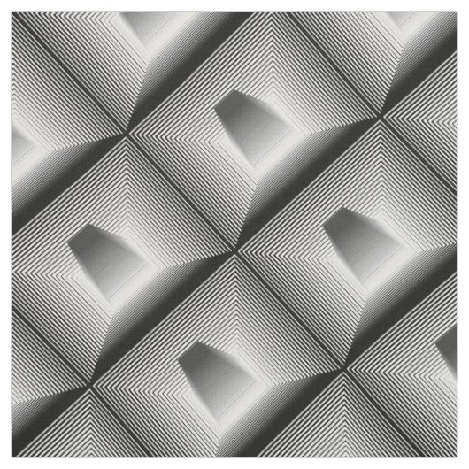 光学的錯視幾何学パターン ファブリック (見本)