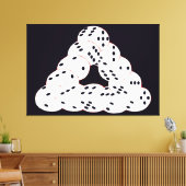 光学的錯覚 キャンバスプリント (インサイチュ (リビング))