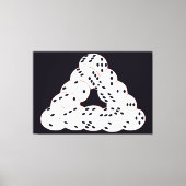 光学的錯覚 キャンバスプリント (正面)