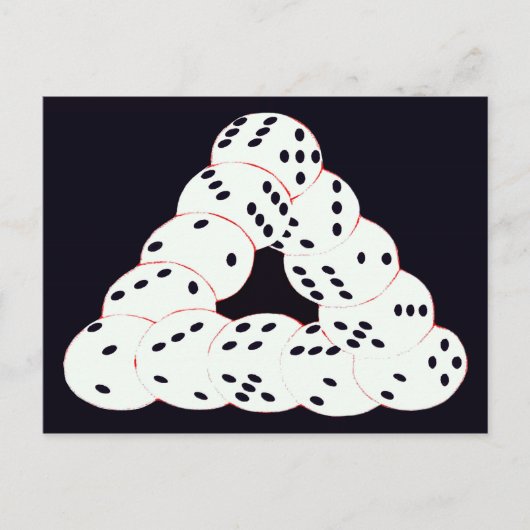 光学的錯覚 ポストカード (正面)