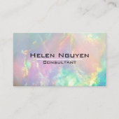 光学石モダン模擬ホログラム 名刺 (正面)