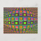 光学芸術はがき ポストカード (正面)