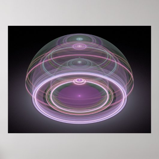 光学芸術3Dグランドジュリアントフラクタル08 ポスター (正面)