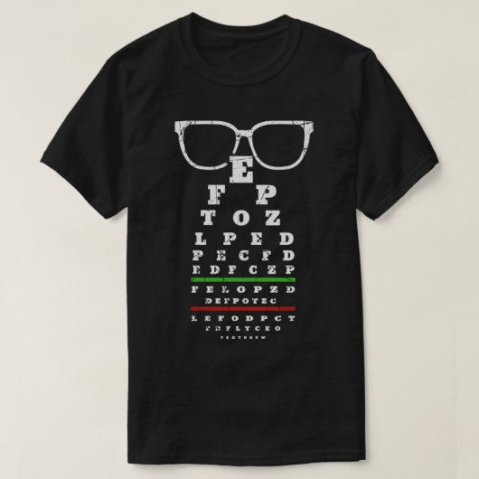 光学部眼図 Tシャツ (デザイン正面)