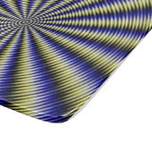 光学錯覚ガラス カッティングボード (角)