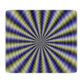 光学錯覚ガラス カッティングボード (正面)