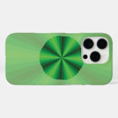 光学錯覚グリーンのケースメイト型ケース Case-Mate iPhoneケース (裏面 (横))
