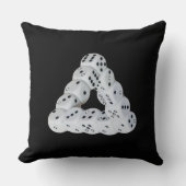 光学錯覚サイコロ装飾用クッション クッション (正面)