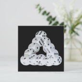 光学錯覚サイコロ カード (スタンド正面)