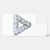 光学錯覚サイコロiPhone / iPadケース Case-Mate iPhoneケース (裏面 (横))