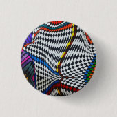 光学錯覚ピン 缶バッジ (正面)