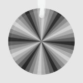 光学錯覚ブラックアクリルオーナメント オーナメント (裏面)