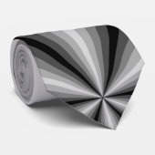 光学錯覚ブラックメンズネックタイ ネクタイ (ロール)
