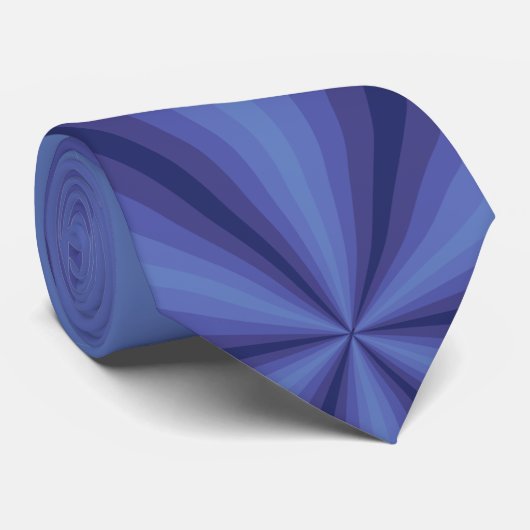 光学錯覚ブルーメンズネックタイ ネクタイ (ロール)
