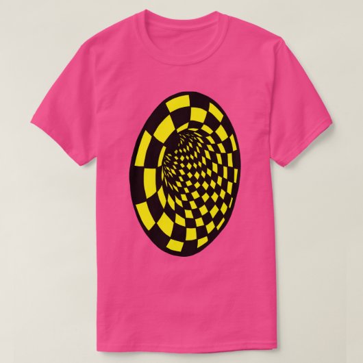 光学錯覚ホール Tシャツ (デザイン正面)