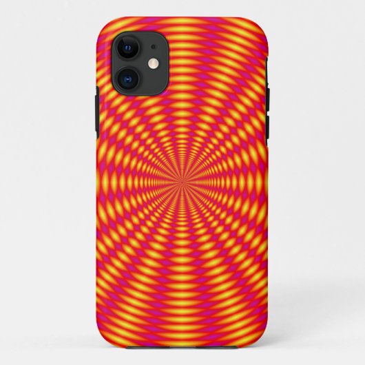 光学錯覚抽象デザイン。 Case-Mate iPhoneケース (裏面)