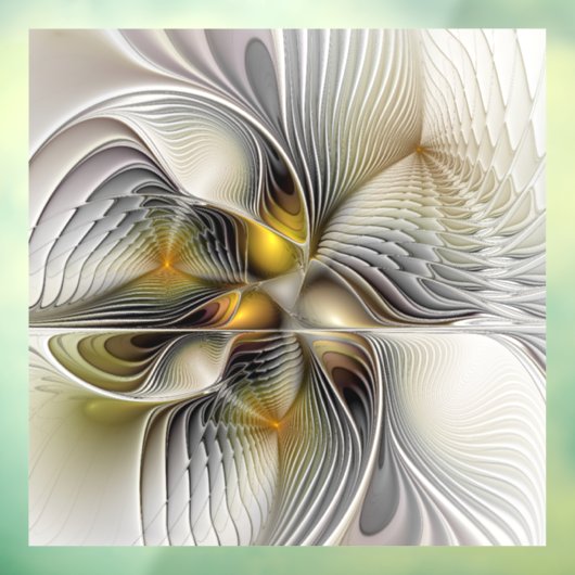 光学錯覚抽象芸術奥行き3Dフラクタル ウィンドウサイン (シート3)