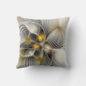 光学錯覚抽象芸術奥行き3Dフラクタル クッション (裏面)