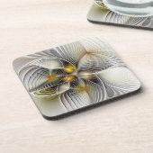 光学錯覚抽象芸術奥行き3Dフラクタル コースター (左側)