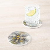 光学錯覚抽象芸術奥行き3Dフラクタル コースター (側面)