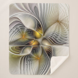 光学錯覚抽象芸術奥行き3Dフラクタル シェルパブランケット