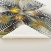 光学錯覚抽象芸術奥行き3Dフラクタル シェルパブランケット (3/4)