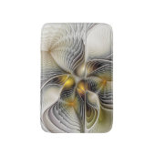 光学錯覚抽象芸術奥行き3Dフラクタル バスマット (正面縦)