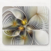 光学錯覚抽象芸術奥行き3Dフラクタル マウスパッド (正面)