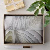 光学錯覚抽象芸術奥行き3Dフラクタル 薄葉紙 (ギフト)