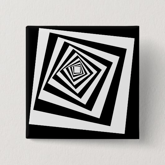 光学錯覚移動トンネル 缶バッジ (正面)