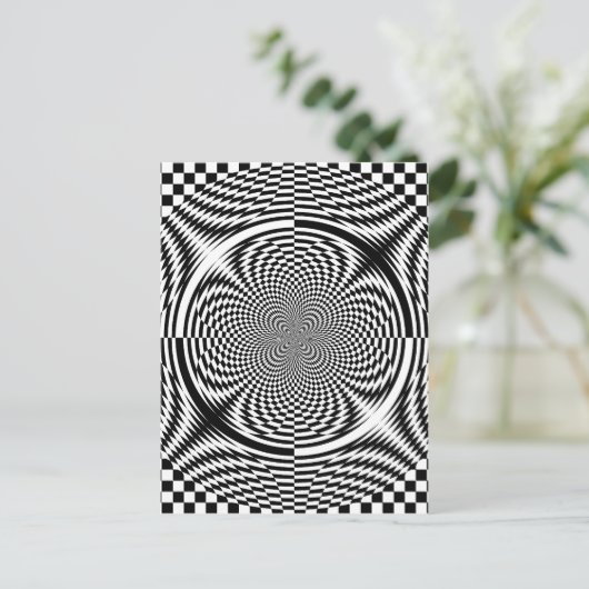 光学錯覚 ポストカード (スタンド正面)