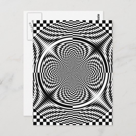 光学錯覚 ポストカード (正面/裏面)