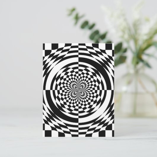 光学錯覚 ポストカード (スタンド正面)