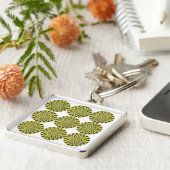 光学錯覚 – 回転ホイール キーホルダー (側面)