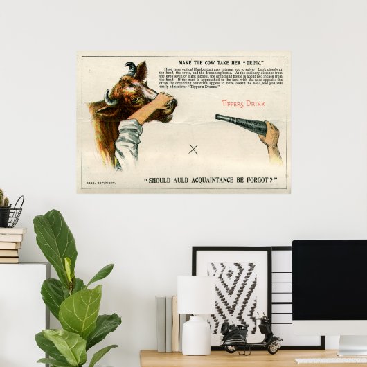 光学錯覚， 1896 ポスター (ホームオフィス)