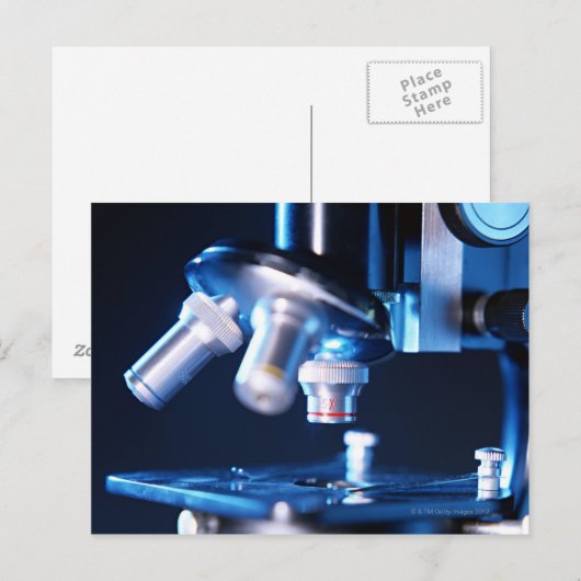 光学顕微鏡3 ポストカード (正面/裏面)