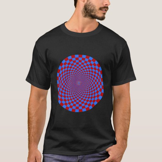 光学3Dアイポッピング幻想 Tシャツ (正面)