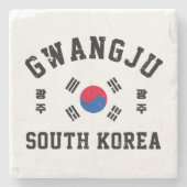 光州韓国 ストーンコースター (正面)