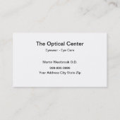 光店眼科医 名刺 (裏面)