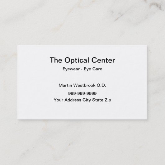 光店眼科医 名刺 (裏面)