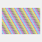 光感動的カラフル球 ラッピングペーパーシート (正面)