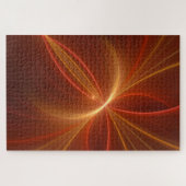 光抽象芸術フラクタルモダンアートとの踊り ジグソーパズル (横)