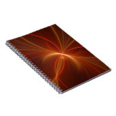 光抽象芸術フラクタルモダンアートとの踊り ノートブック (右側)