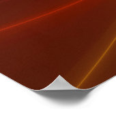 光抽象芸術フラクタルモダンアートとの踊り ポスター (角)