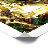 光抽象芸術4:私たちのハート ポスター (角)