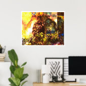 光抽象芸術7:賛美生活 ポスター (ホームオフィス)