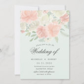 光春フローラパステル結婚ズ 招待状 (正面)