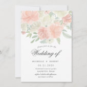 光春フローラパステル結婚ズ 招待状 (正面)