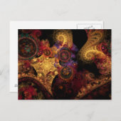 光景のフラクタル ポストカード (正面/裏面)